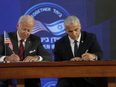 ABD ve İsrail, İran’a karşı ortak bildiriyi imzaladı