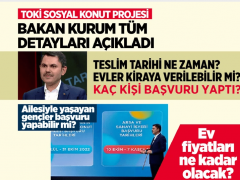 Bakan Kurum canlı yayında açıkladı